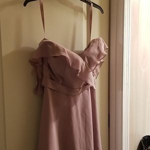 Beautiful bridesmaid dress.